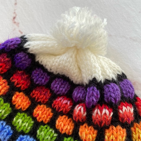 Adult Handmade knitted Hat from Alpaca wool - Picture 5 of 6